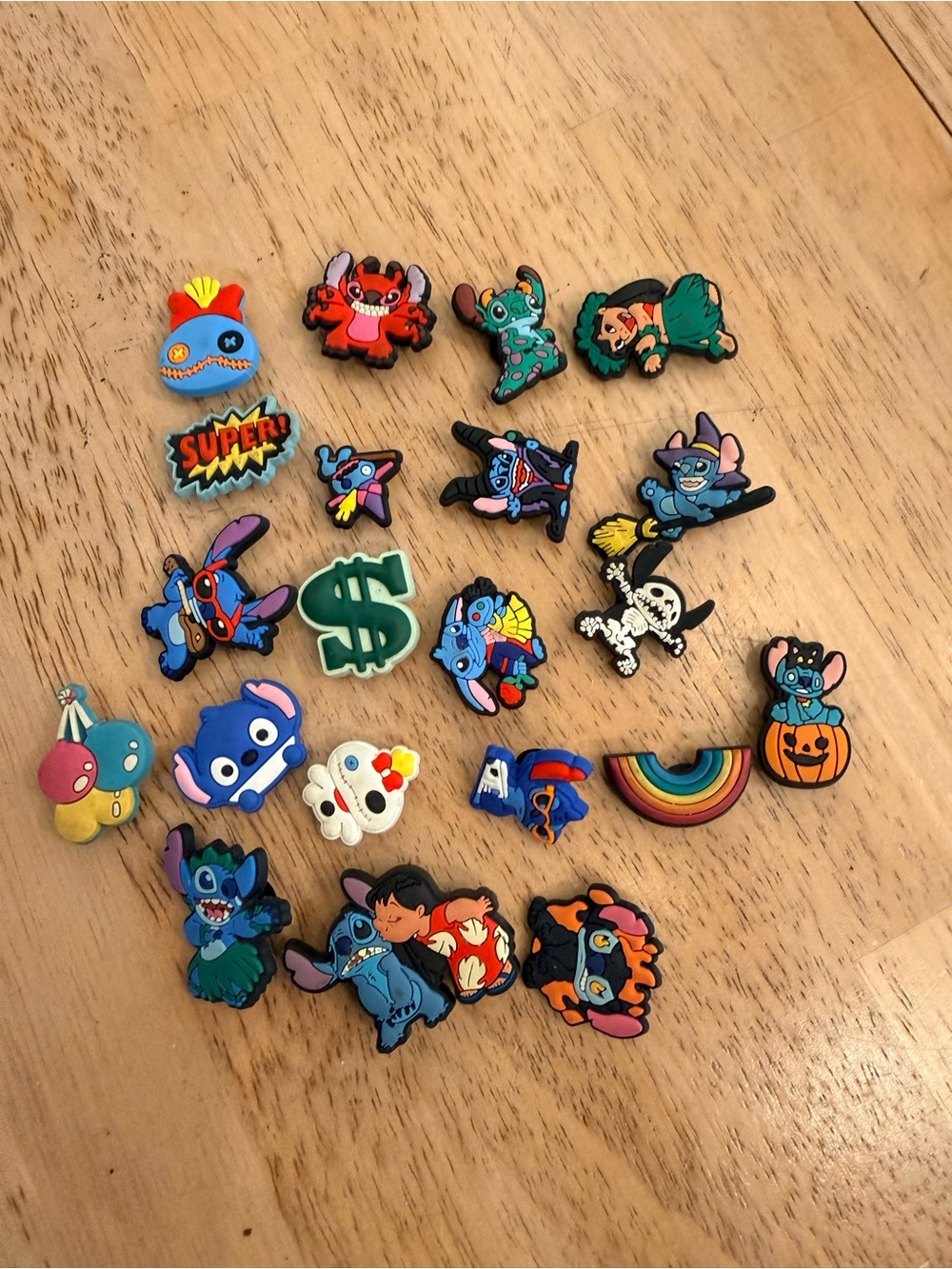 Disney Lilo & Stitch Assorted Multi-Color Kids Shoe Charms